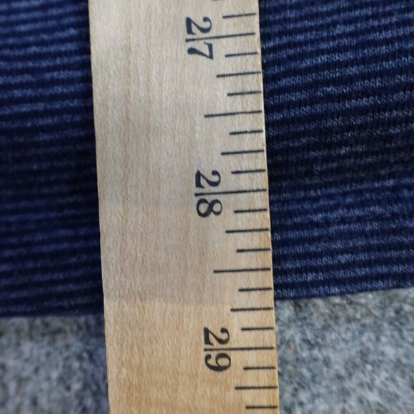 Santa Barbara California T-shirt Medium Blue Striped Vintage Embroidered Cotton - Picture 9 of 10